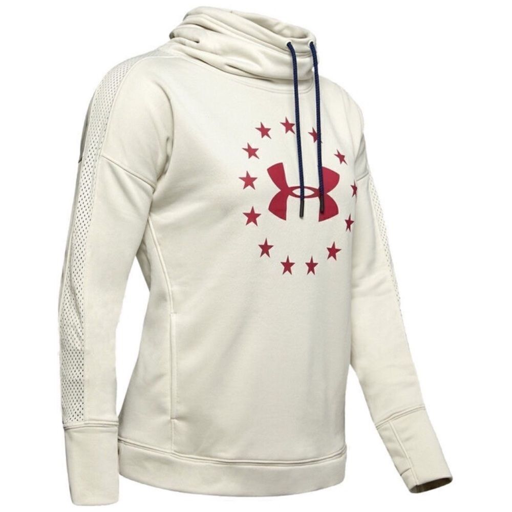 Under Armour size Medium Freedom‎ Funnel Neck Sweatshirt C15